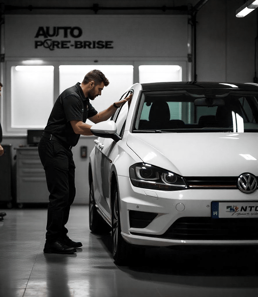 pare brise golf 4