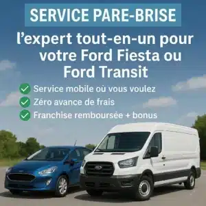 pare brise ford fiesta