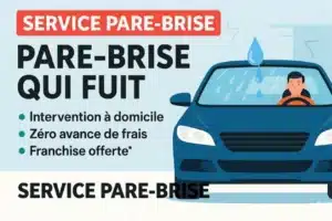 pare brise qui fuit
