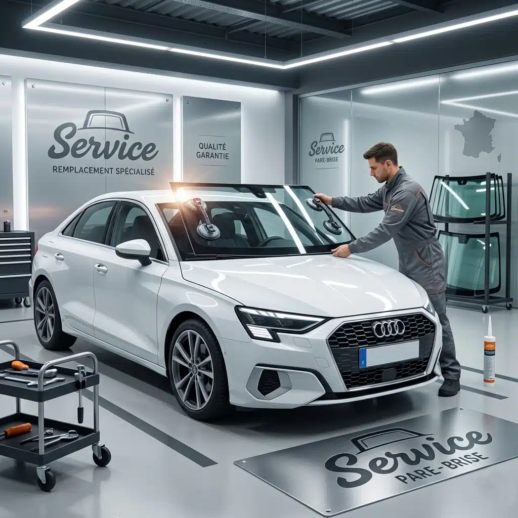 pare brise audi a3 8p